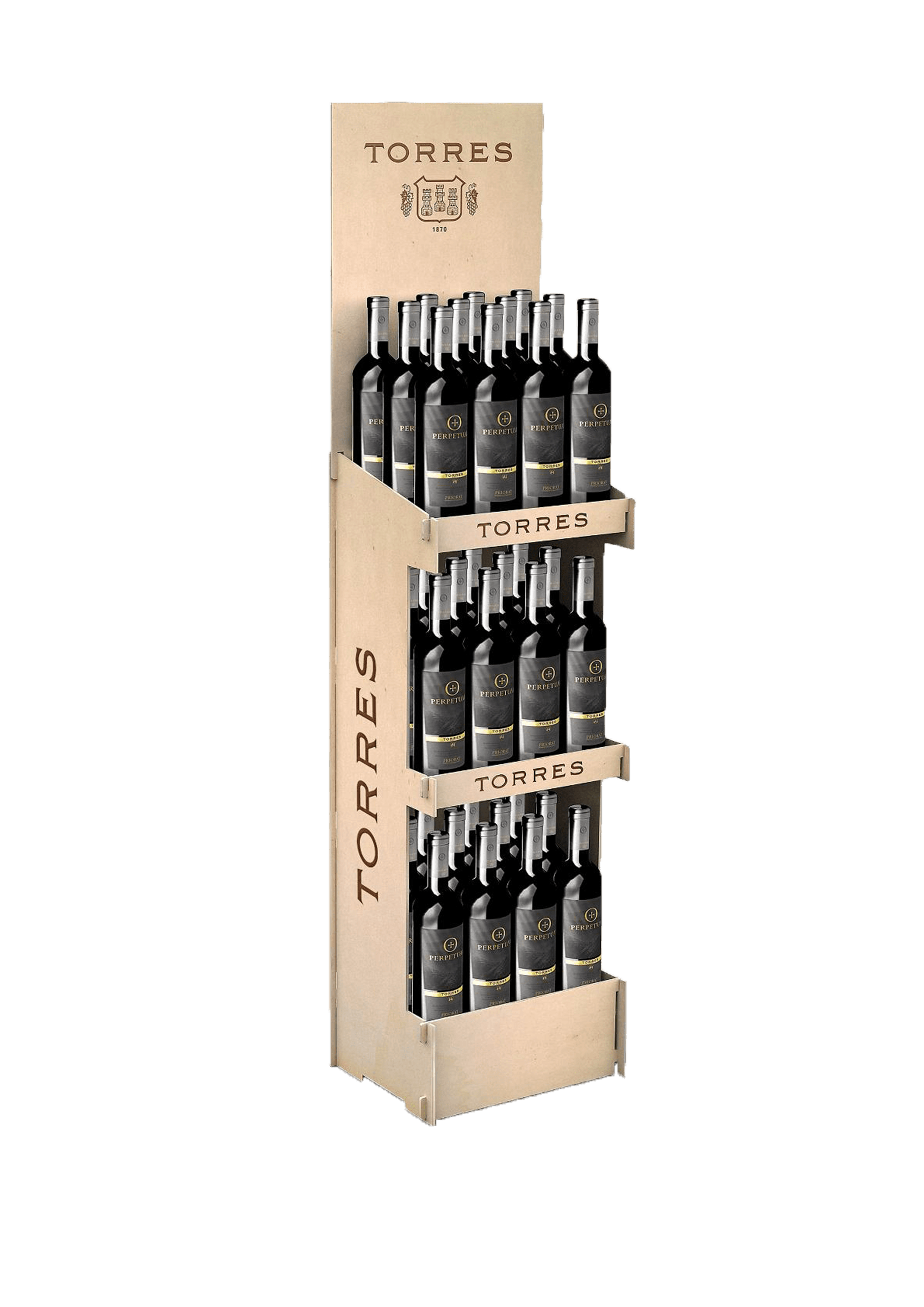 Hammerite Superia display, folded and ready for flat-pack shipping