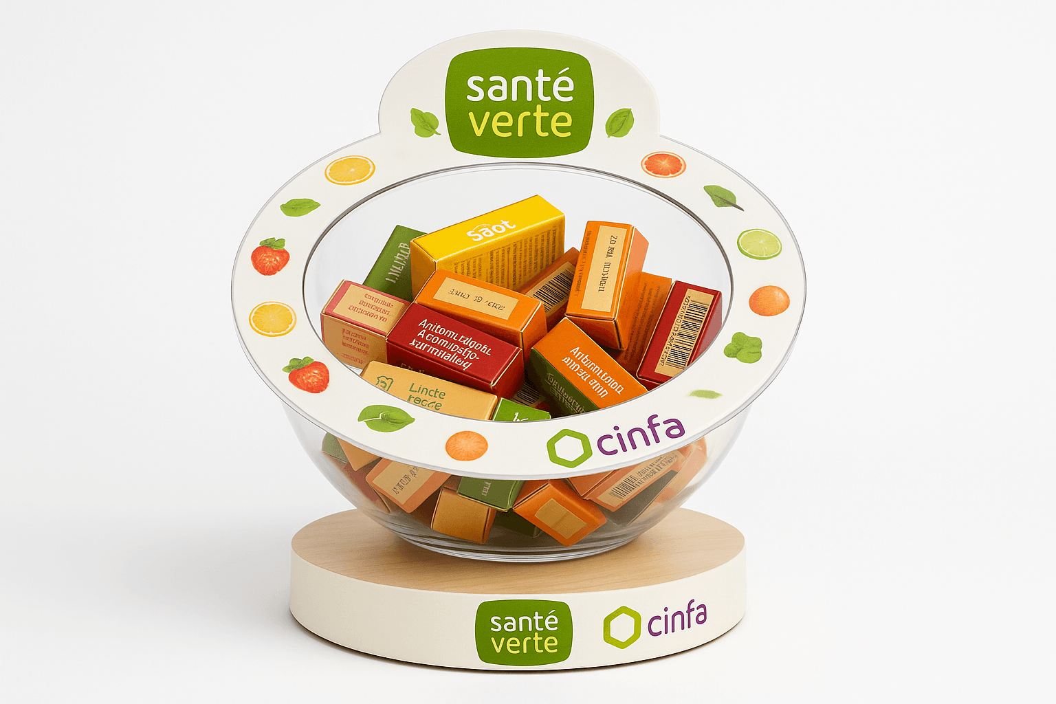 Expositor de sobremesa para compra impulsiva